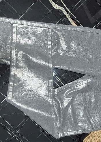 metalik Denim Kadın Pantolon - Görsel 12
