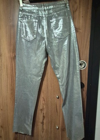 metalik Denim Kadın Pantolon - Görsel 11