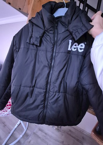 Lee Siyah Kadın Kışlık Mont - Görsel 4