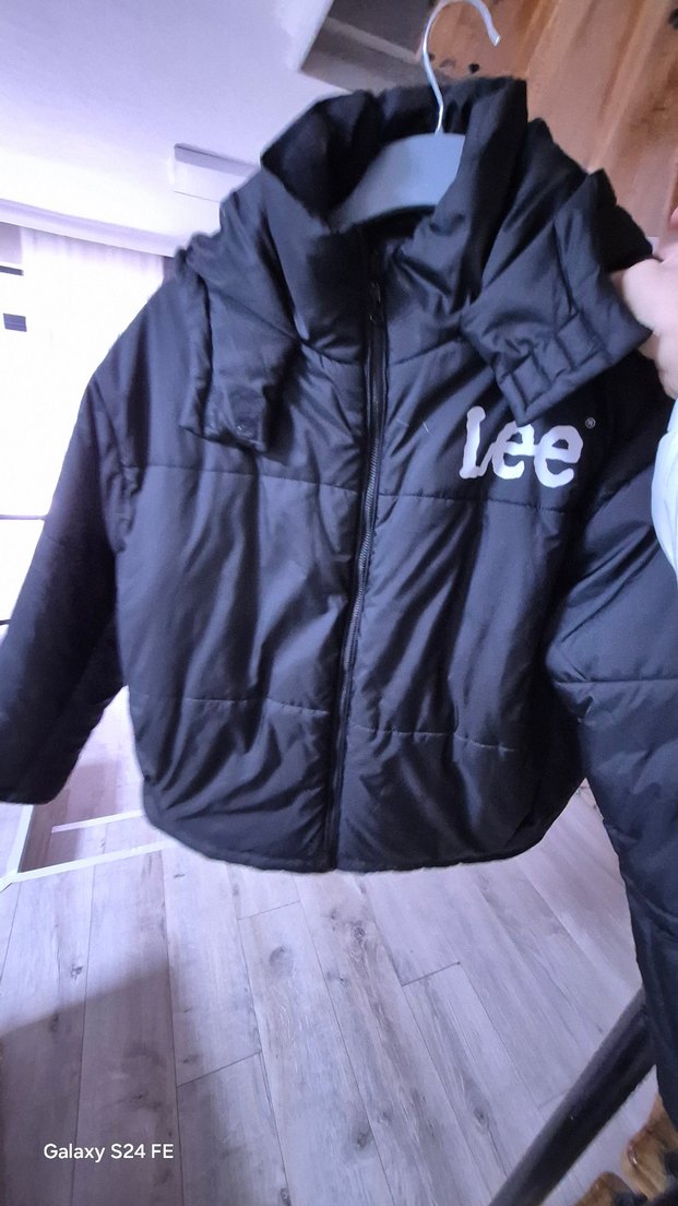 Lee Siyah Kadın Kışlık Mont - Görsel 3