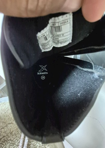 Kadın Siyah Deri Biker Bot - Görsel 6