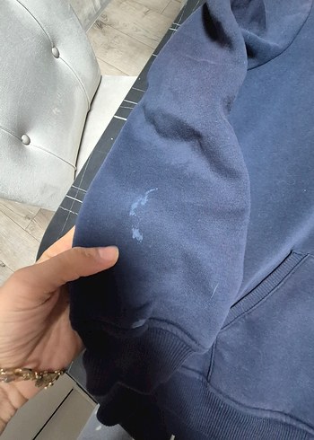 USPA Lacivert Fermuarlı Erkek Sweatshirt - Görsel 6