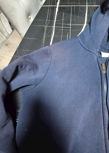 USPA Lacivert Fermuarlı Erkek Sweatshirt - Görsel 4