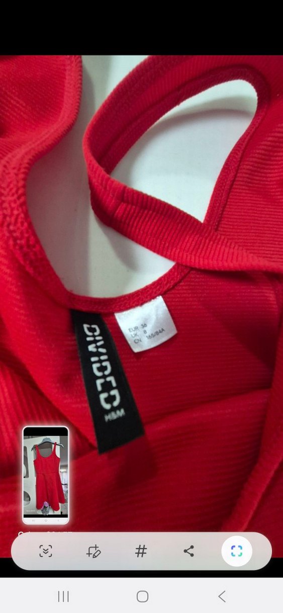 Kırmızı Mini Elbise - Görsel 5