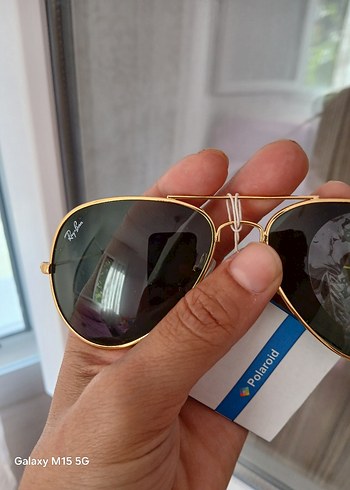 Ray Ban Kadın Parlak Altın Retro Polarize Güneş Gözlüğü