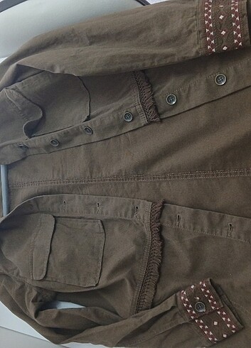 Lcw püskül nakış detayli ceket - Görsel 7