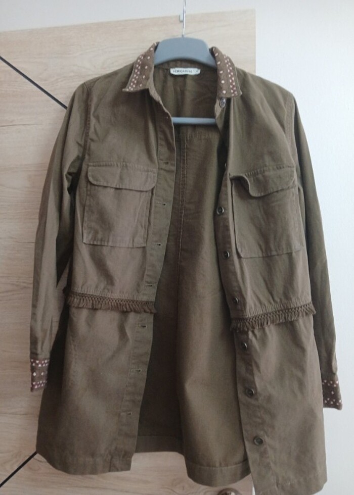 Lcw püskül nakış detayli ceket - Görsel 5