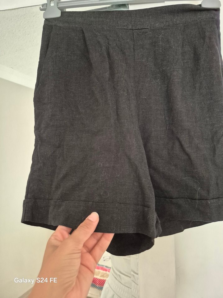 Keten Şort - Görsel 3