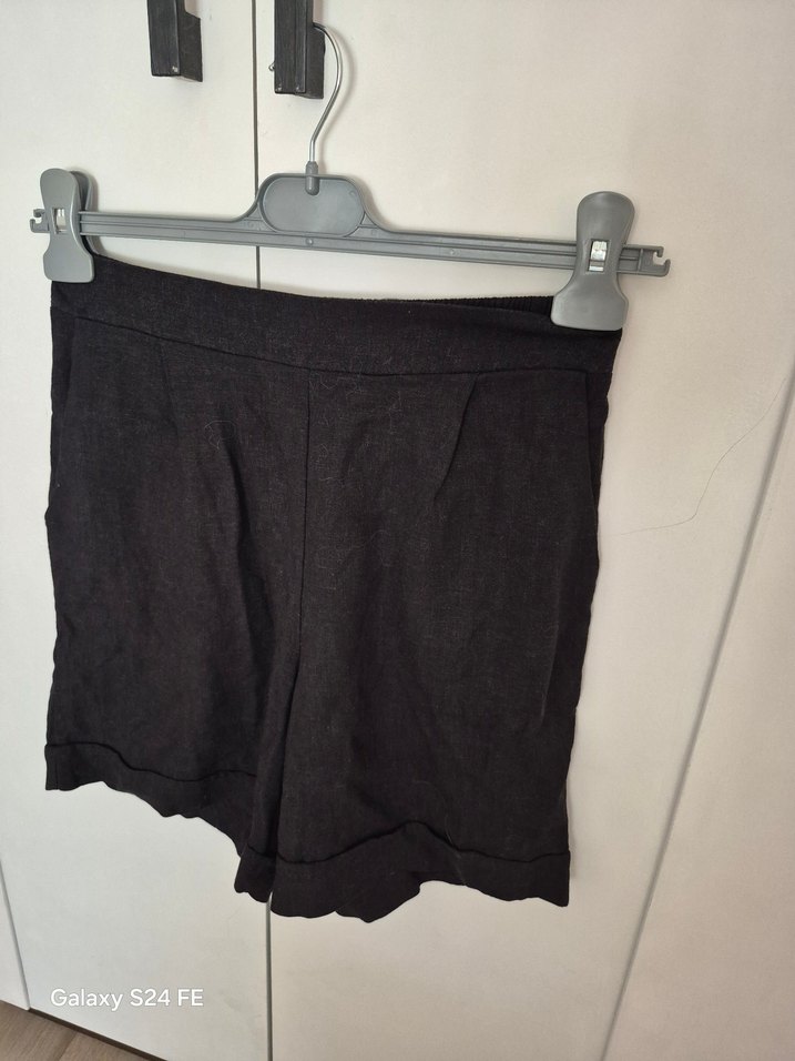 Keten Şort - Görsel 5