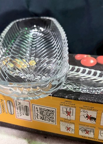 2'li Cam Servis Tabağı - Görsel 2