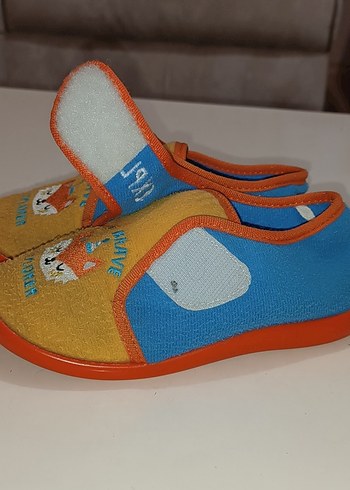  Tilki Desenli Erkek Çocuk Polar Terlik | 30 Numara - Görsel 3