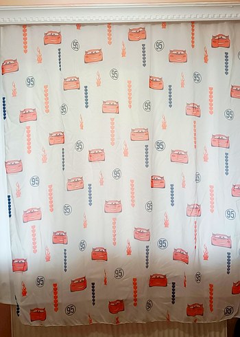Cars Pixar Baskılı Çocuk Perdesi | 180×200 - Görsel 3