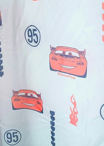 Cars Pixar Baskılı Çocuk Perdesi | 180×200 - Görsel 2