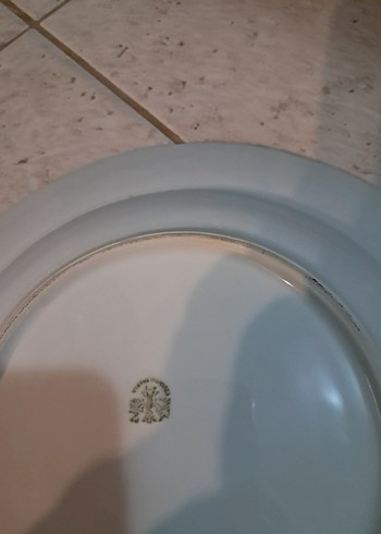 4  adet çukur,3 adet düz eskilerden yemek tabağı - Görsel 3