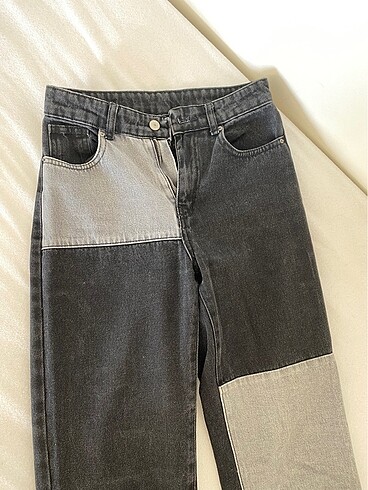 s Beden gri Renk Addax Patchwork Straight Jean