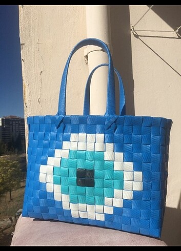 Beden mavi Renk Göz Deseni Islemeli ????