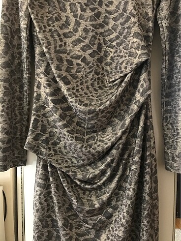 Koton leoparlı elbise