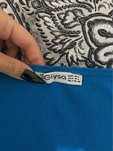 Trendyol & Milla mavi crop