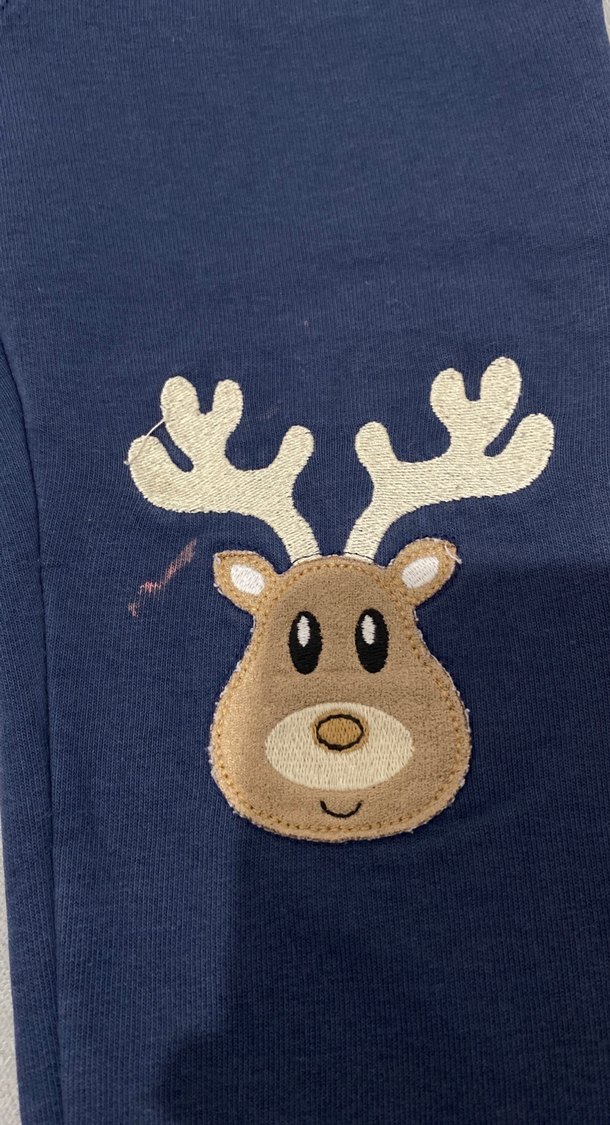 Erkek Çocuk Lacivert Nakışlı Eşofman Altı - Görsel 3