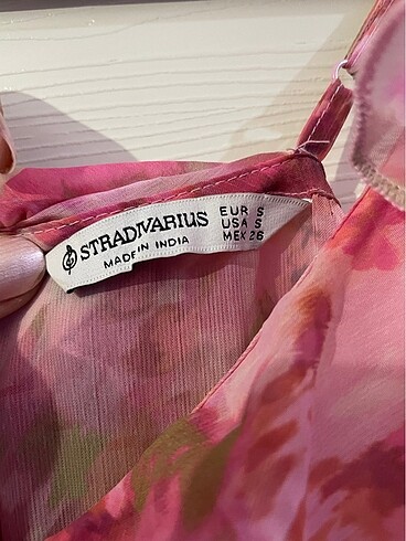 s Beden pembe Renk Stradivarius elbise