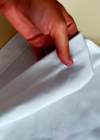 m Beden beyaz Renk bisiklet yaka t-shirt