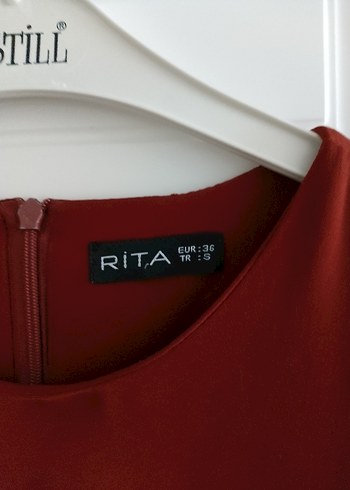 kiremit uzun Kollu Salaş Kadın Tunik - Görsel 5