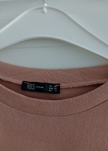 Bej Kadın Salaş Uzun Kollu Sweatshirt - Görsel 5