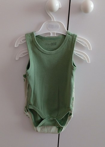 Erkek Bebek Kolsuz Dinozor Desenli Body - Görsel 5