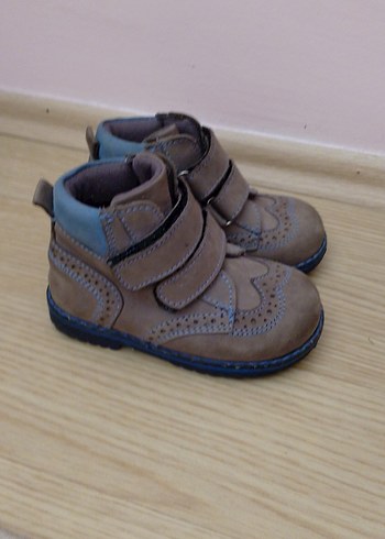 Kahverengi Süet Erkek Çocuk Botları - Görsel 4