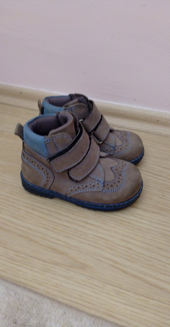 Kahverengi Süet Erkek Çocuk Botları - Görsel 4
