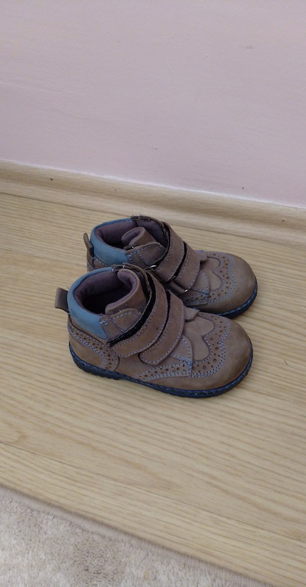 Kahverengi Süet Erkek Çocuk Botları - Görsel 5