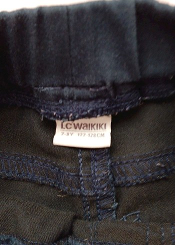 Çocuk Siyah lacivert bej kanvas Pantolon - Görsel 9