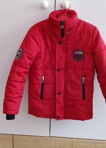erkek Çocuk Kırmızı Kışlık mont 6 yaş - Görsel 4