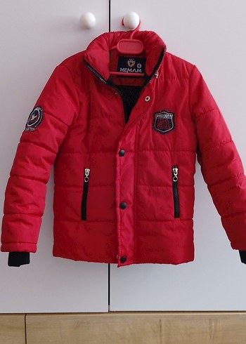 erkek Çocuk Kırmızı Kışlık mont 6 yaş - Görsel 2
