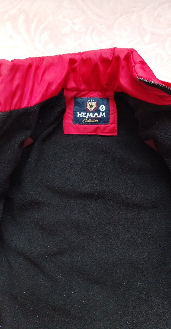 erkek Çocuk Kırmızı Kışlık mont 6 yaş - Görsel 5