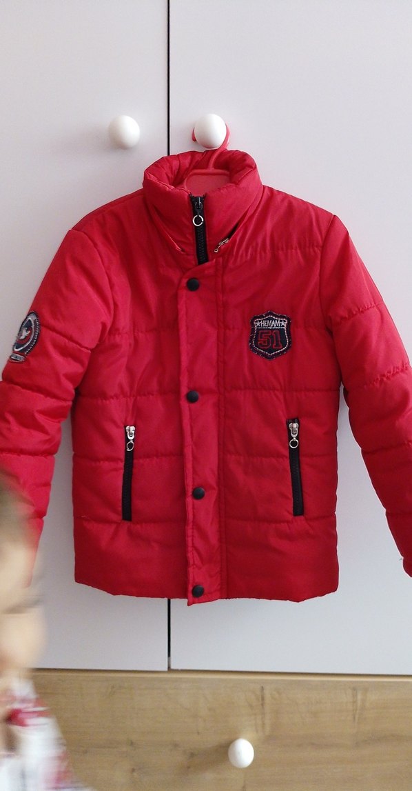 erkek Çocuk Kırmızı Kışlık mont 6 yaş - Görsel 3