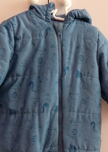 Mavi Fermuarlı Bebek Tulum - Görsel 3