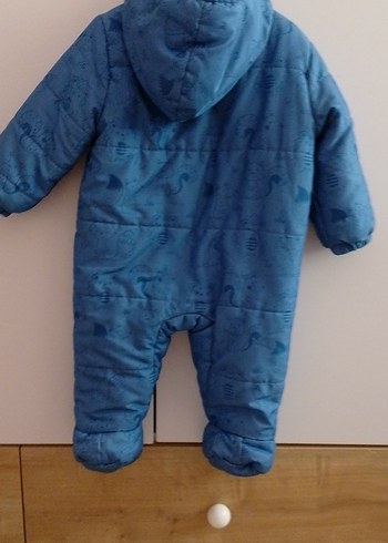 Mavi Fermuarlı Bebek Tulum - Görsel 4