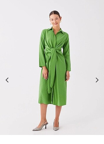 Yeşil uzun elbise 