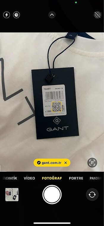 Gant Gant orijinal Tshirt