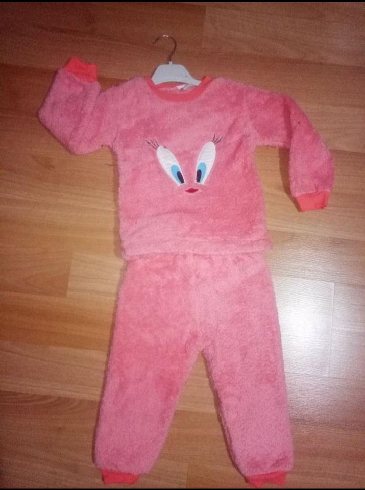 Pembe Bebek Kız Takımı, Baskılı ve Yumuşak - Görsel 5