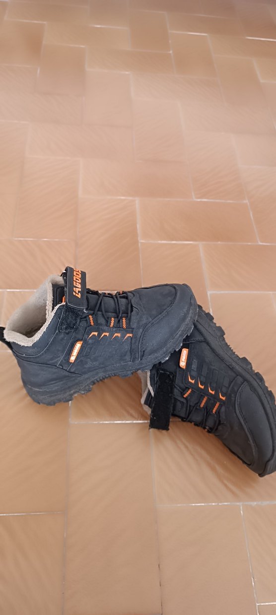 Erkek Çocuk Siyah Desenli Kaydırmaz Bot - Görsel 4