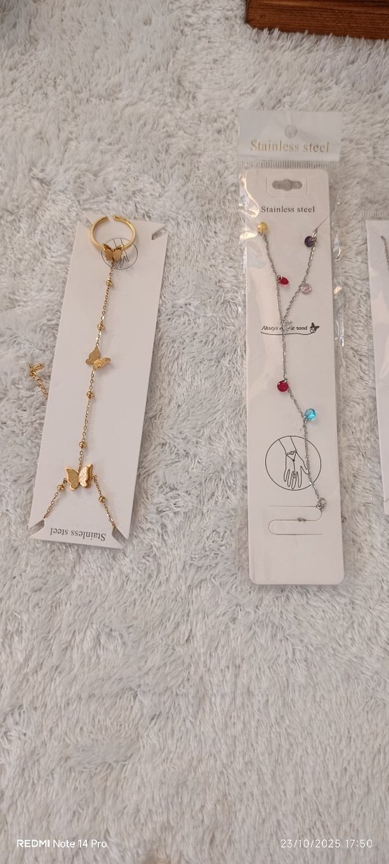 Renkli Boncuklu Kadın El Zinciri - Görsel 2