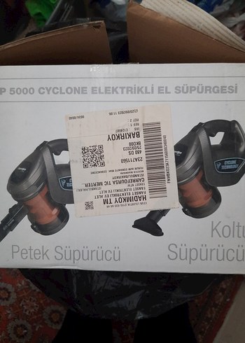 Fantom Provac P5000 Siyah Siklonik Elektrikli Süpürge - Görsel 9