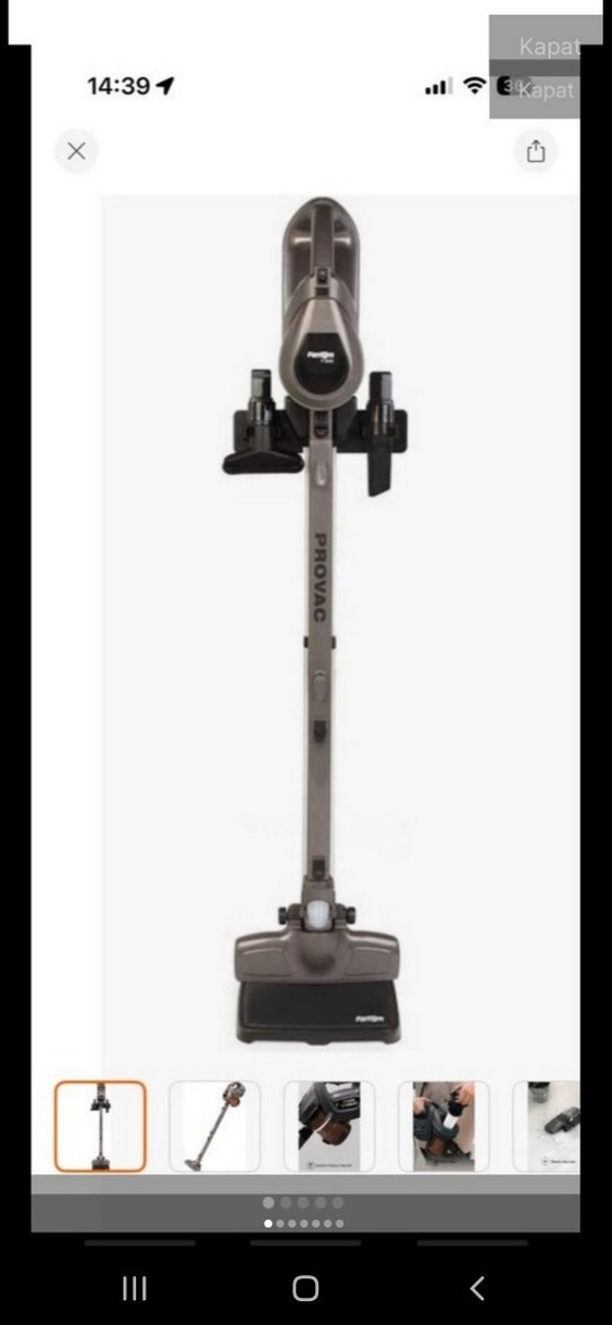 Fantom Provac P5000 Siyah Siklonik Elektrikli Süpürge - Görsel 2