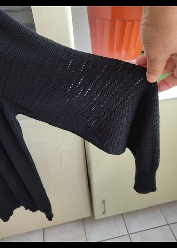 44 Beden siyah Renk Kadın Siyah Boğazlı Triko Kazak