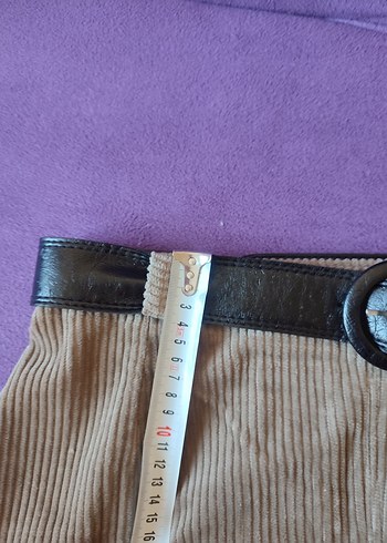 44 Beden camel Renk kadife Etek