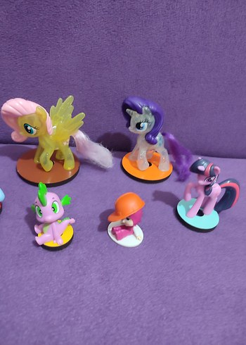  Beden Renk Renkli My Little Pony Figür Seti