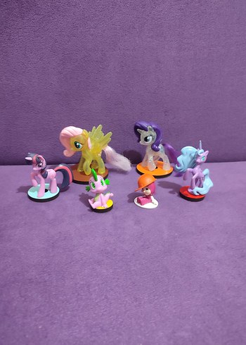 Renkli My Little Pony Figür Seti