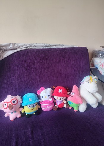 Renkli Peluş Oyuncak Seti - Görsel 2